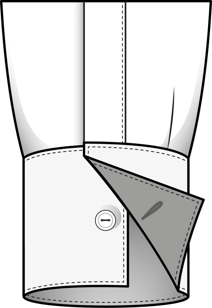 contrast inside cuff