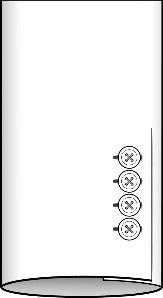 cuff non kissing buttons