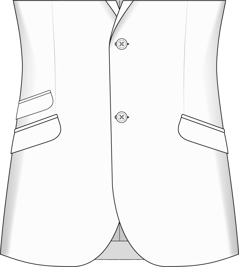 hip pocket pockets slanted ticket