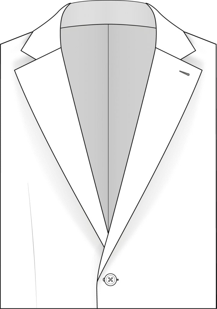 lapel milanese button