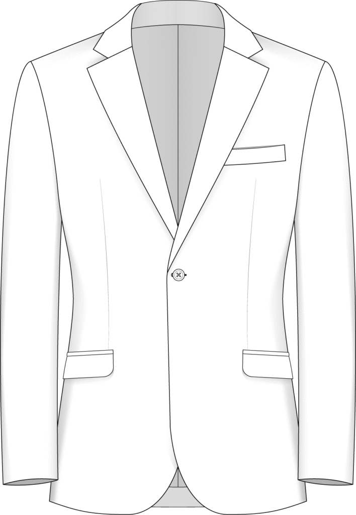 type single breasted 2 buttons