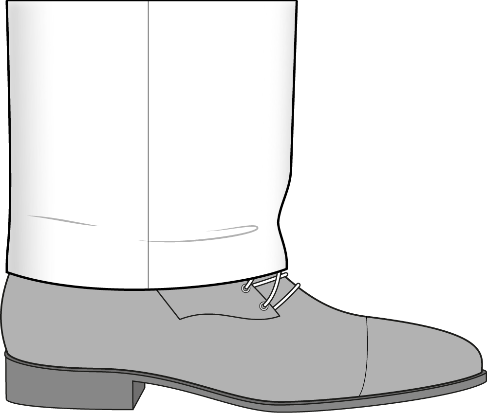 trouser hem width medium